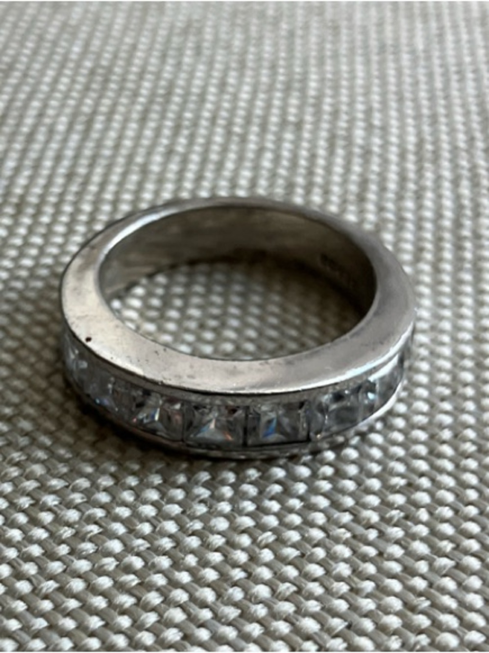Sterling Silver Band Ring - Classic Channel-Set Design